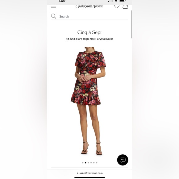 Cinq a sept size 4 Great with tights and heels. Only worn once. Originally $465 - Picture 2 of 4